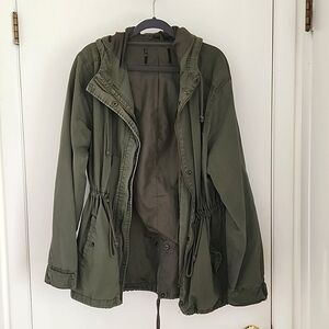 Army green light jacket